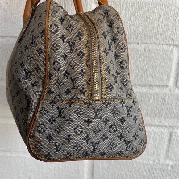 Louis Vuitton Leather Monogram Marie Hand Blue Dome Boston Bag - Picture 6 of 15
